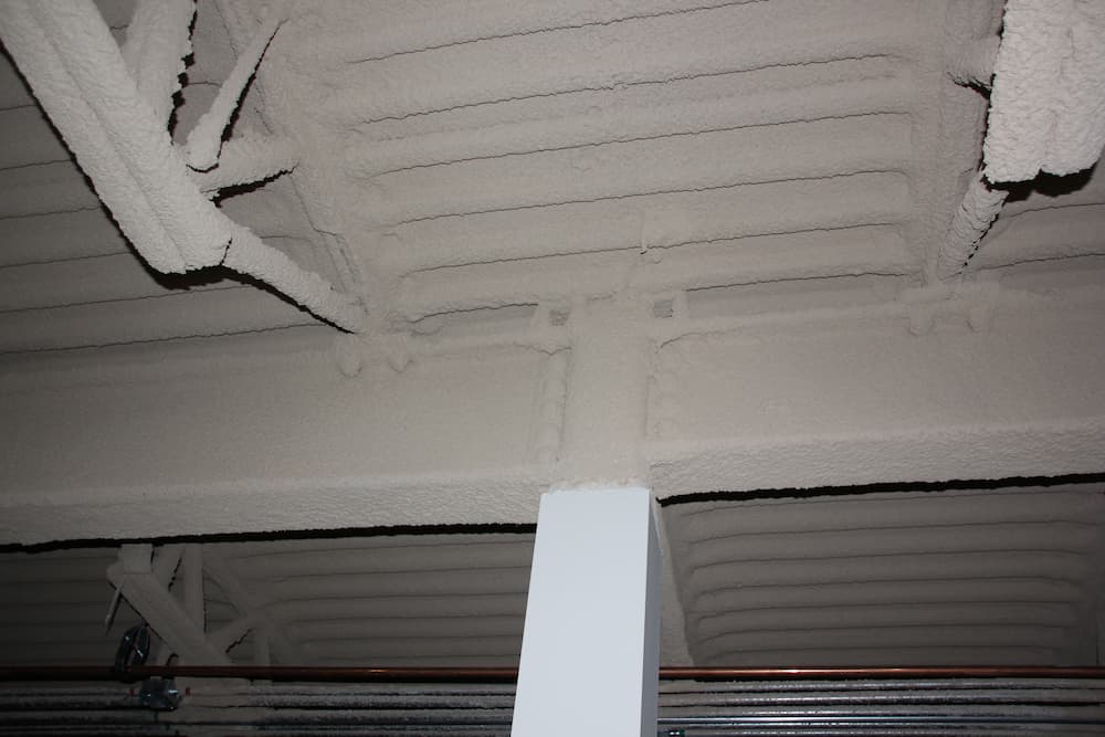 Structural steel work in progress